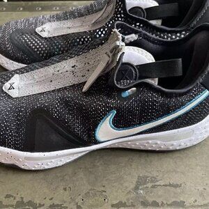 Nike Air Men’s Sz 10 PG4 Paul George Basketball Shoes Black White CD5079-004